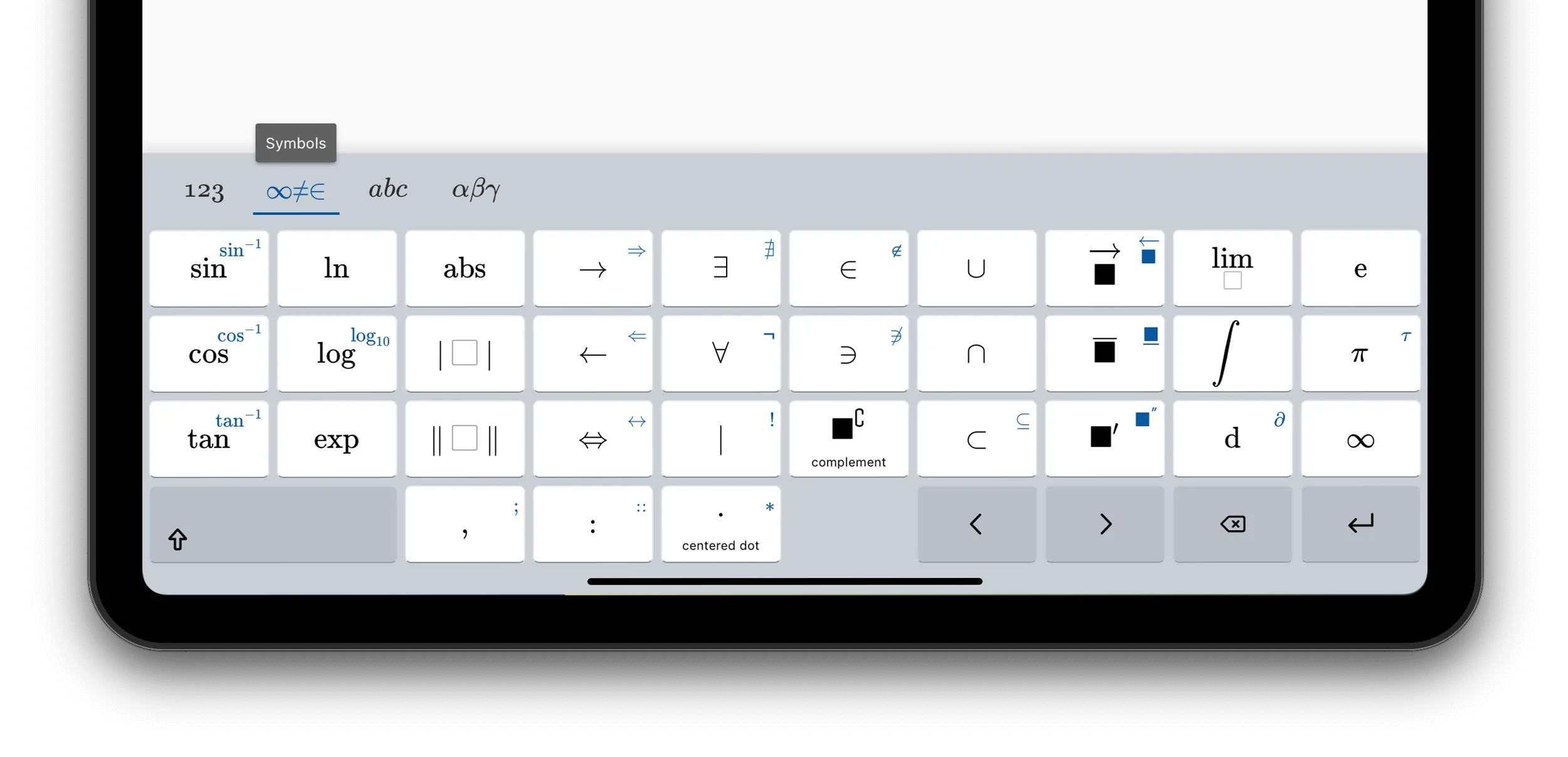 Symbols Keyboard